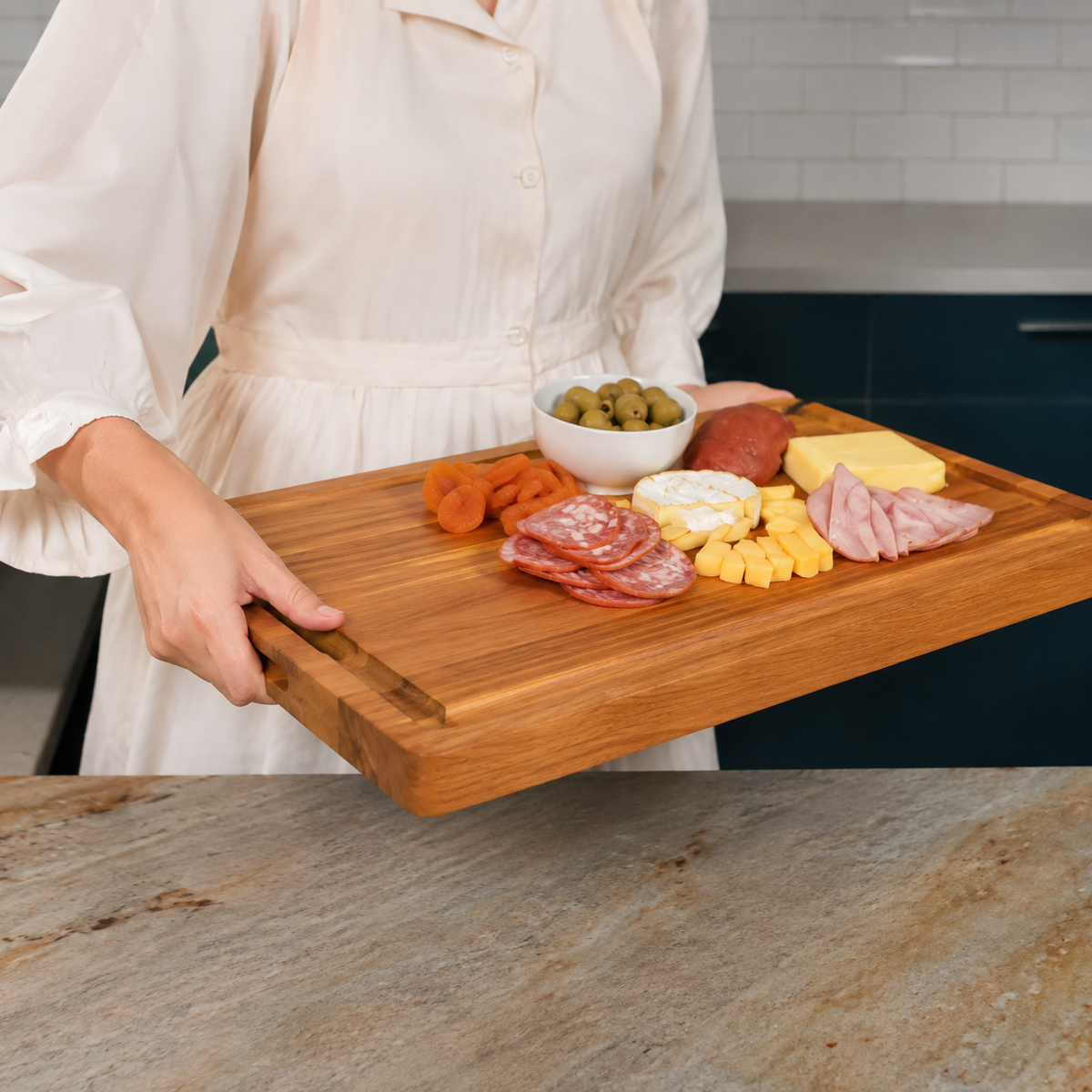 Acacia Solid Wood Cutting Board