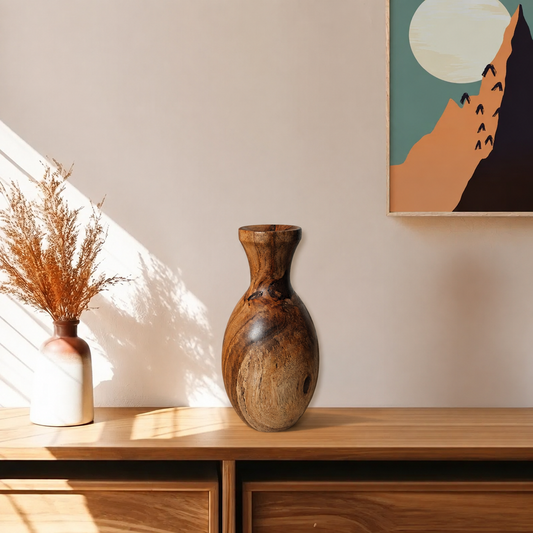 Spalted Wood Bulb Vase