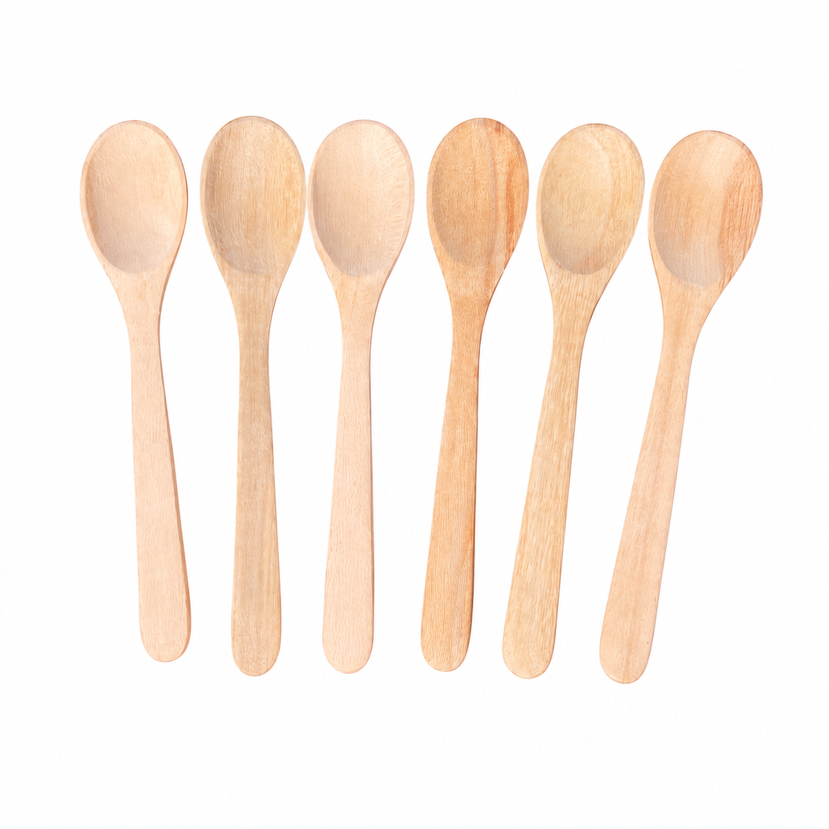 Natural Wooden Spoon Set – Chemical-Free & Unpolished