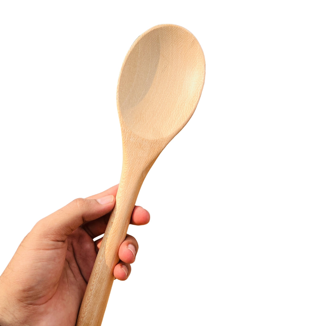 Wooden Spoon Set 5 Pcs | Lakri Ke Chamche | Kitchen Utensils Set (Eucalyptus Wood)