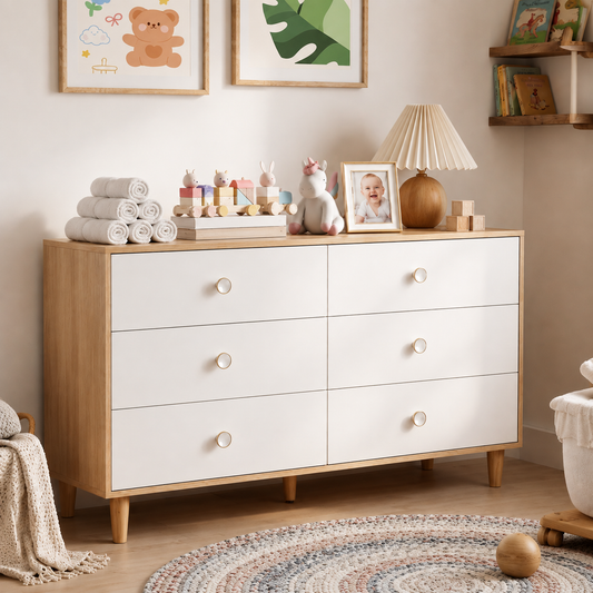 6-Drawer Dresser & Console