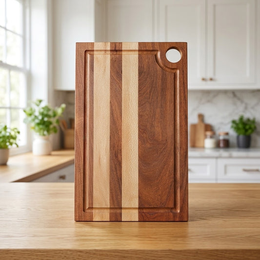 Acacia Wood Chopping Board with Handle