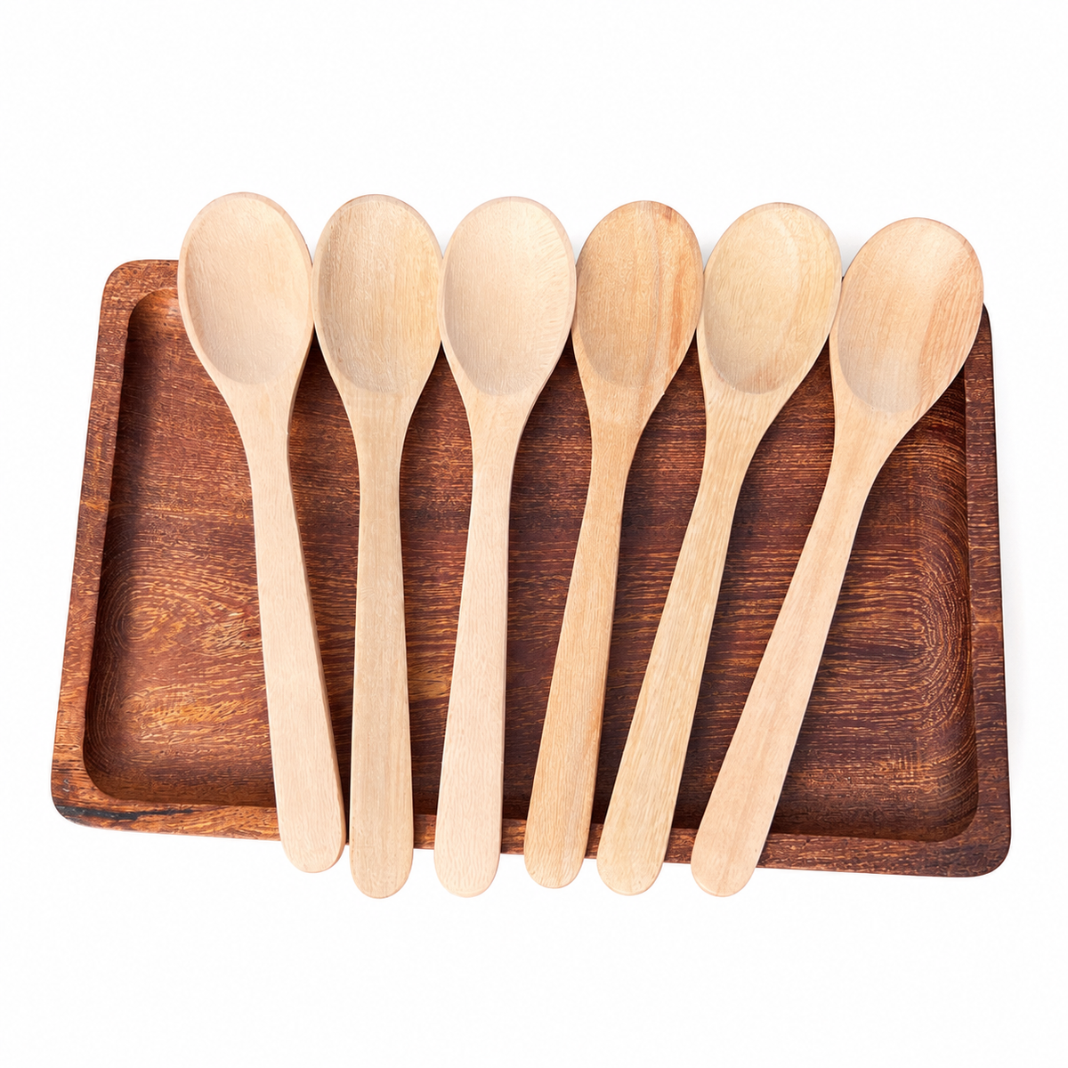 Natural Wooden Spoon Set – Chemical-Free & Unpolished
