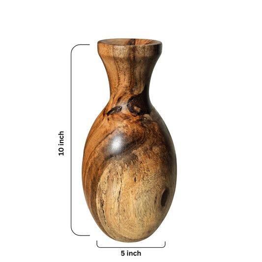 Spalted Wood Bulb Vase